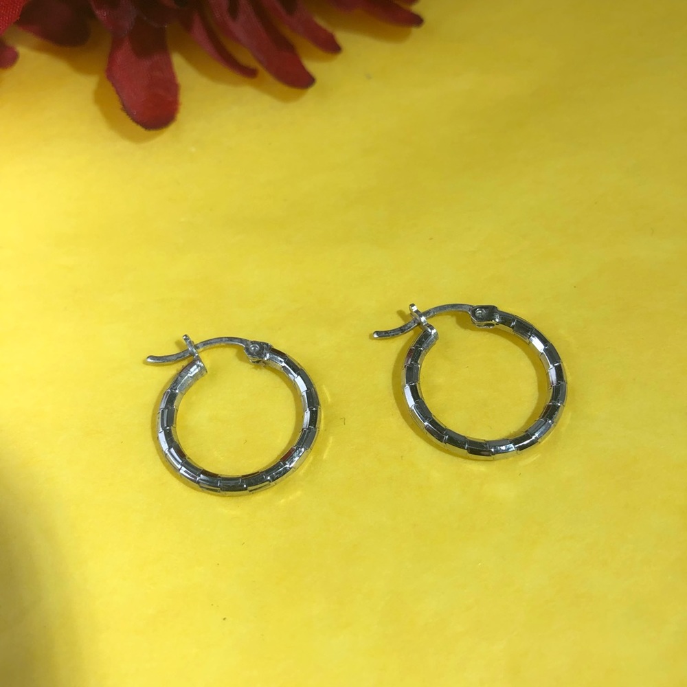 Sterling Silver Hoops